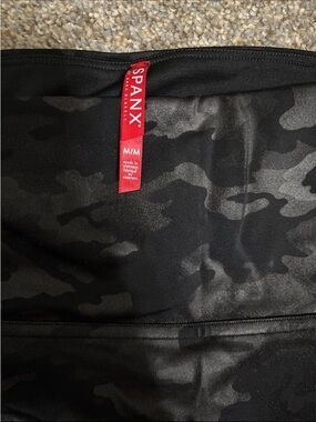 SPANX Black Camo Leggings